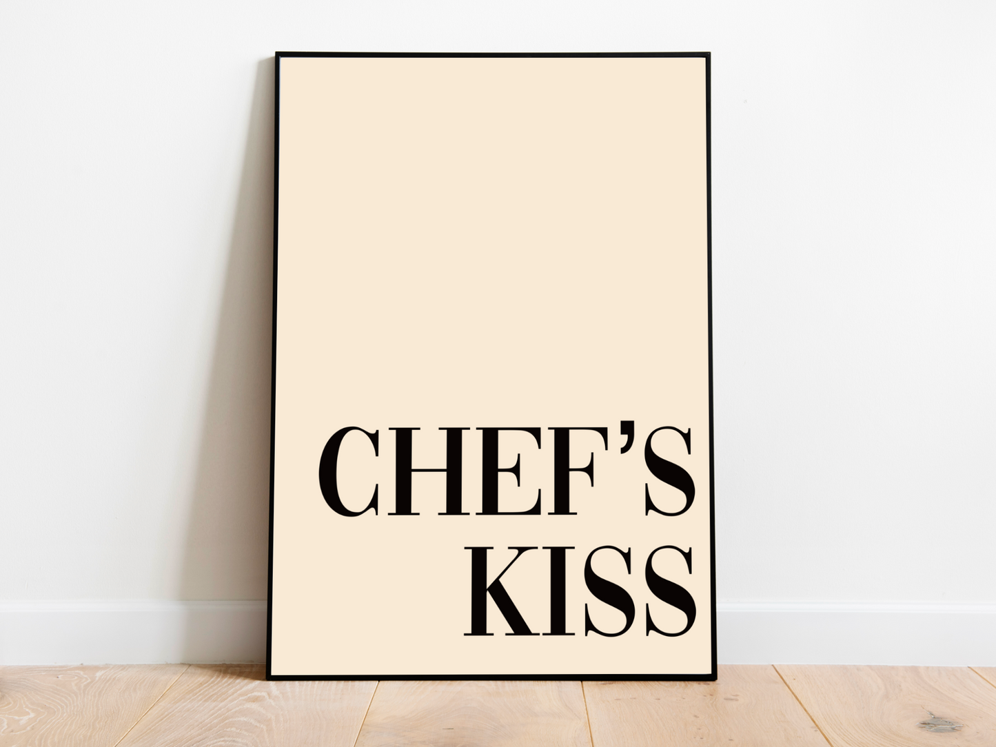 Chef's Kiss Digital Art Print