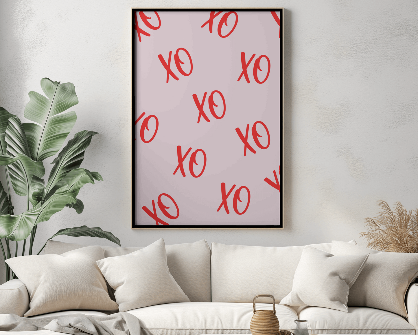XO Digital Art Print