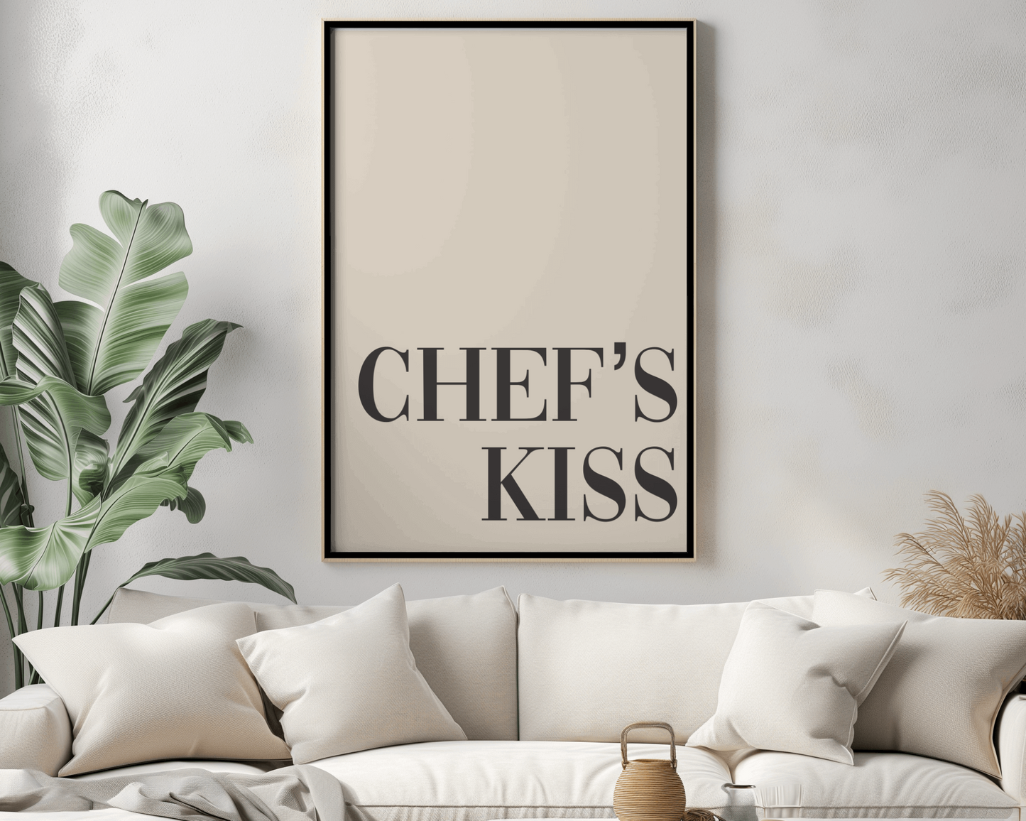 Chef's Kiss Digital Art Print