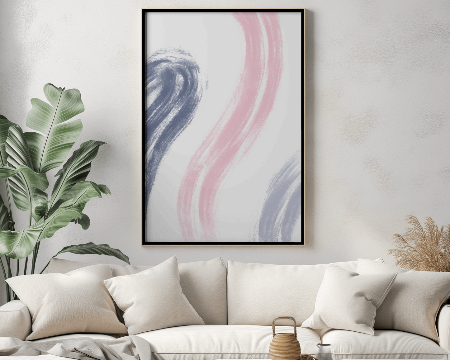 Purple Watercolour Digital Art Print