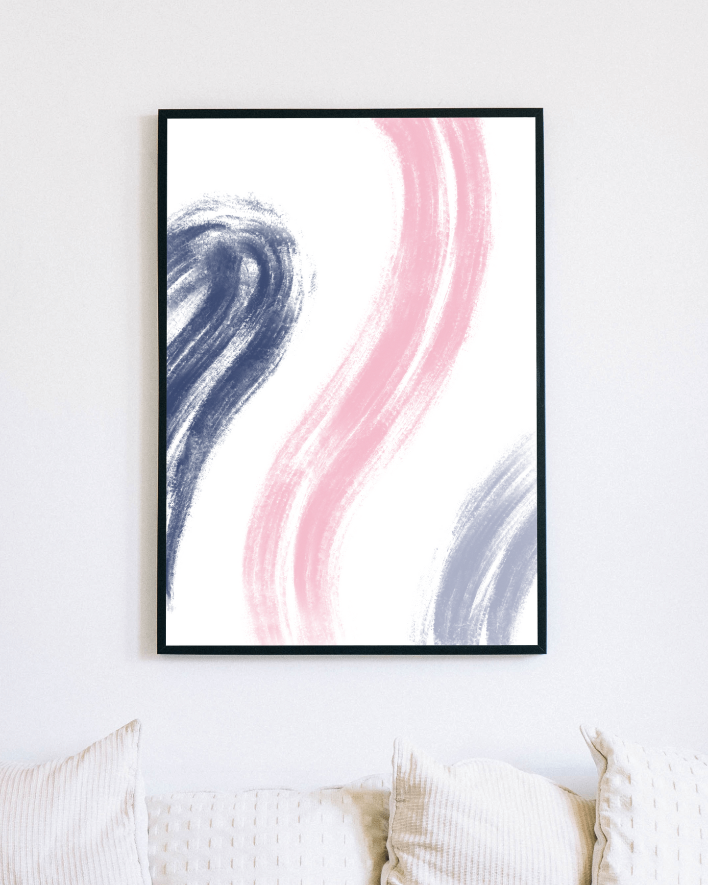 Purple Watercolour Digital Art Print
