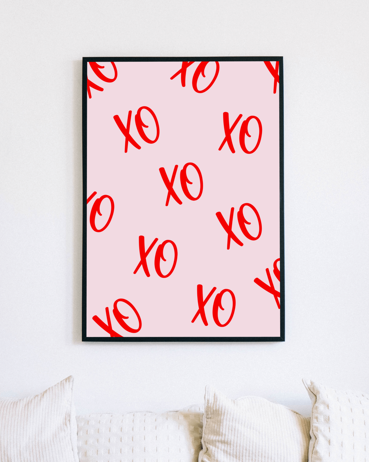 XO Digital Art Print