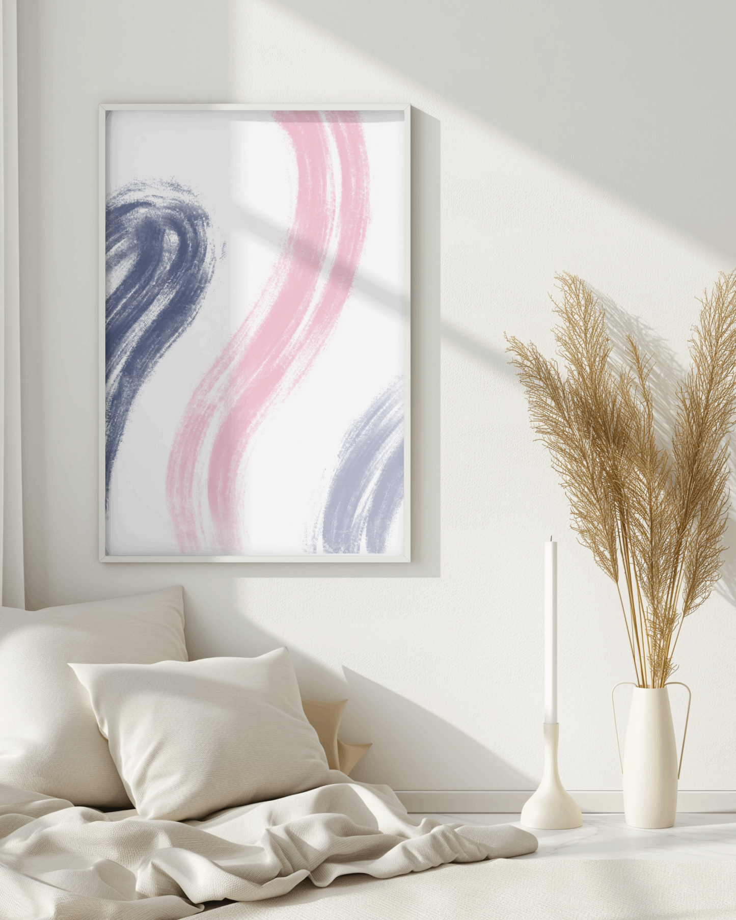 Purple Watercolour Digital Art Print