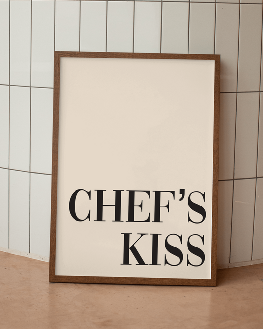 Chef's Kiss Digital Art Print