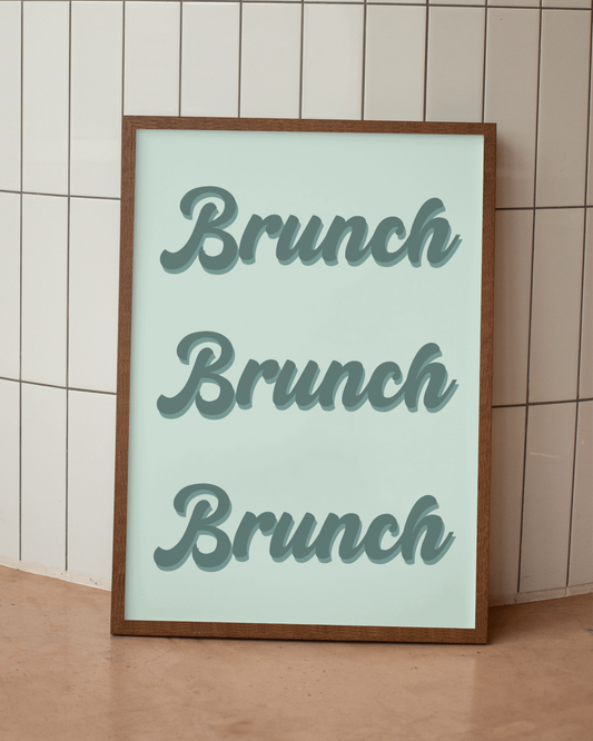 Brunch Digital Art Print