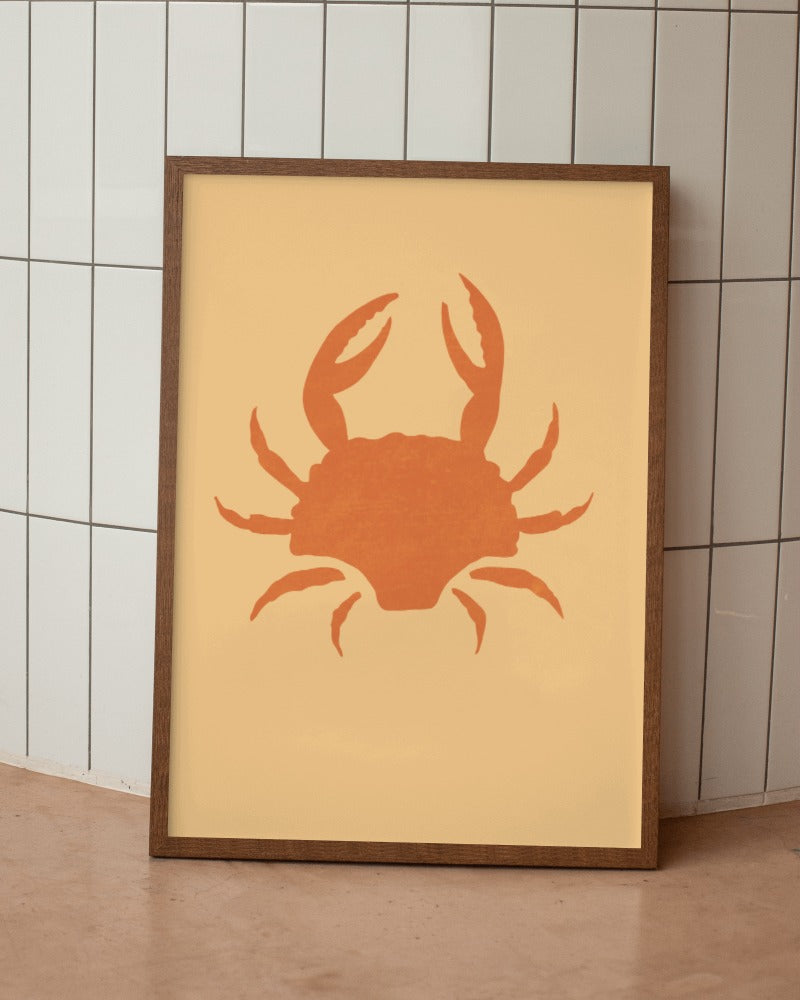 Crab Digital Art Print