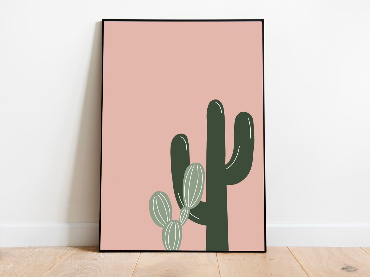 Cactus Digital Art Print | A3