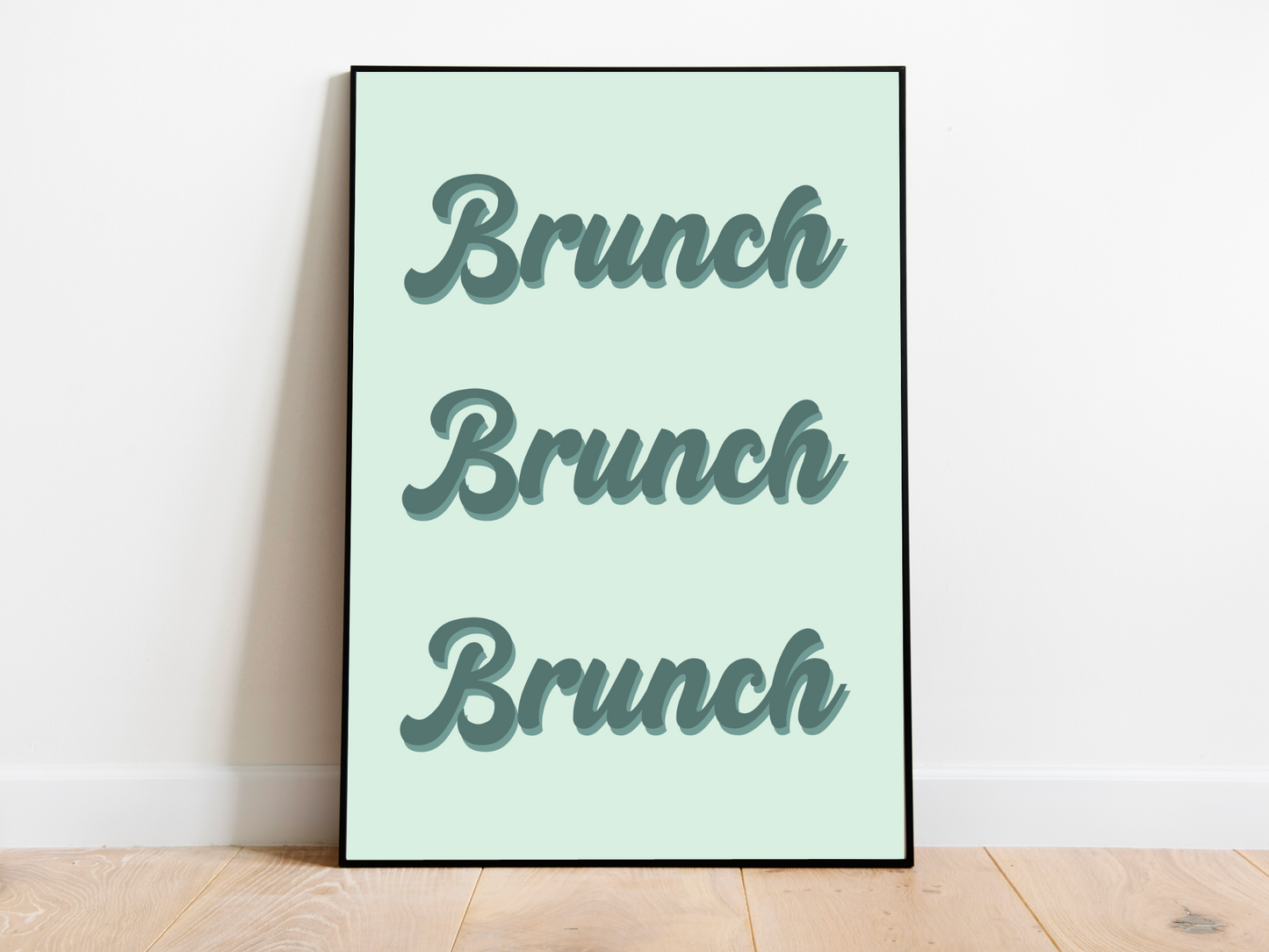 Brunch Digital Art Print | A3