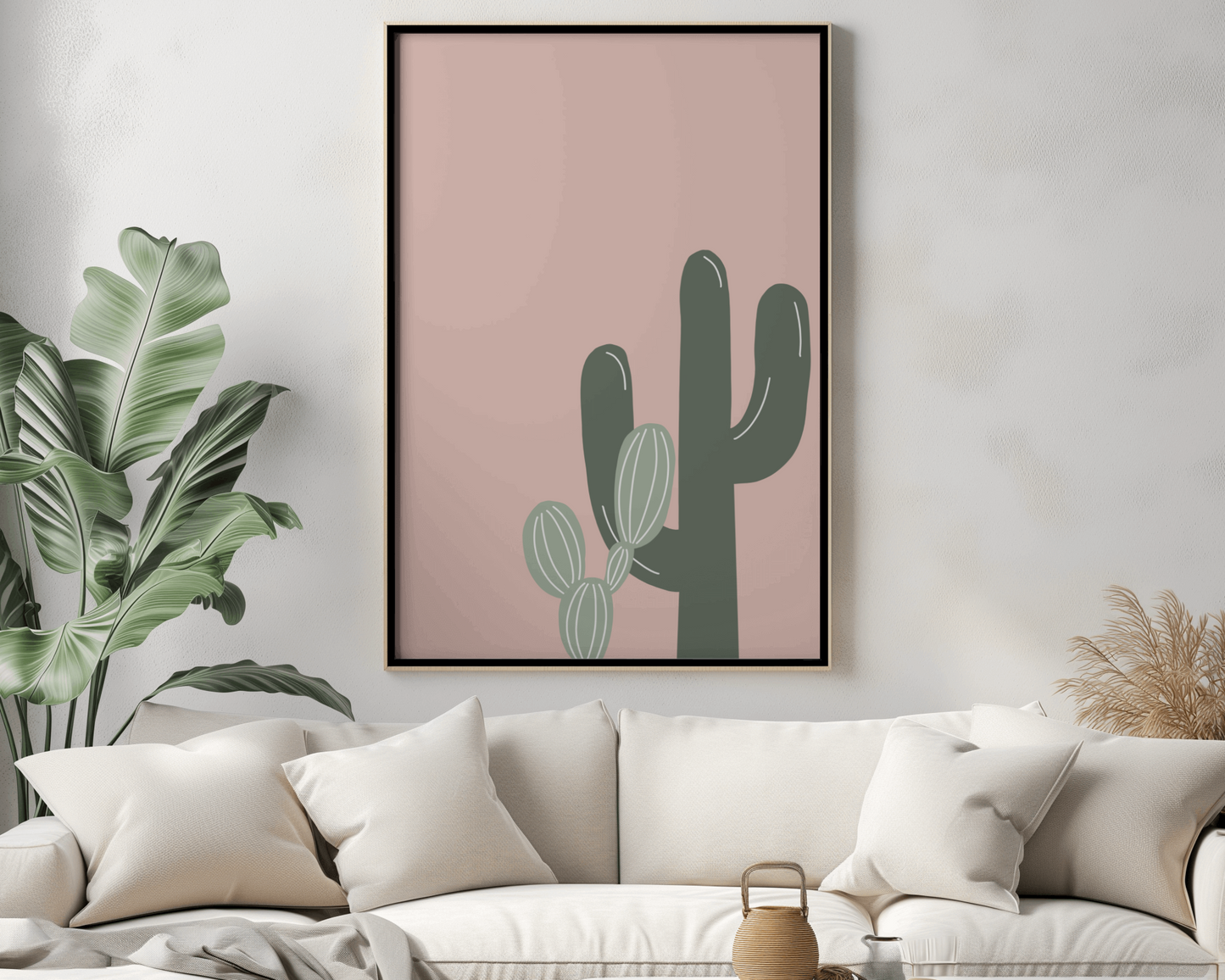 Cactus Digital Art Print | A3