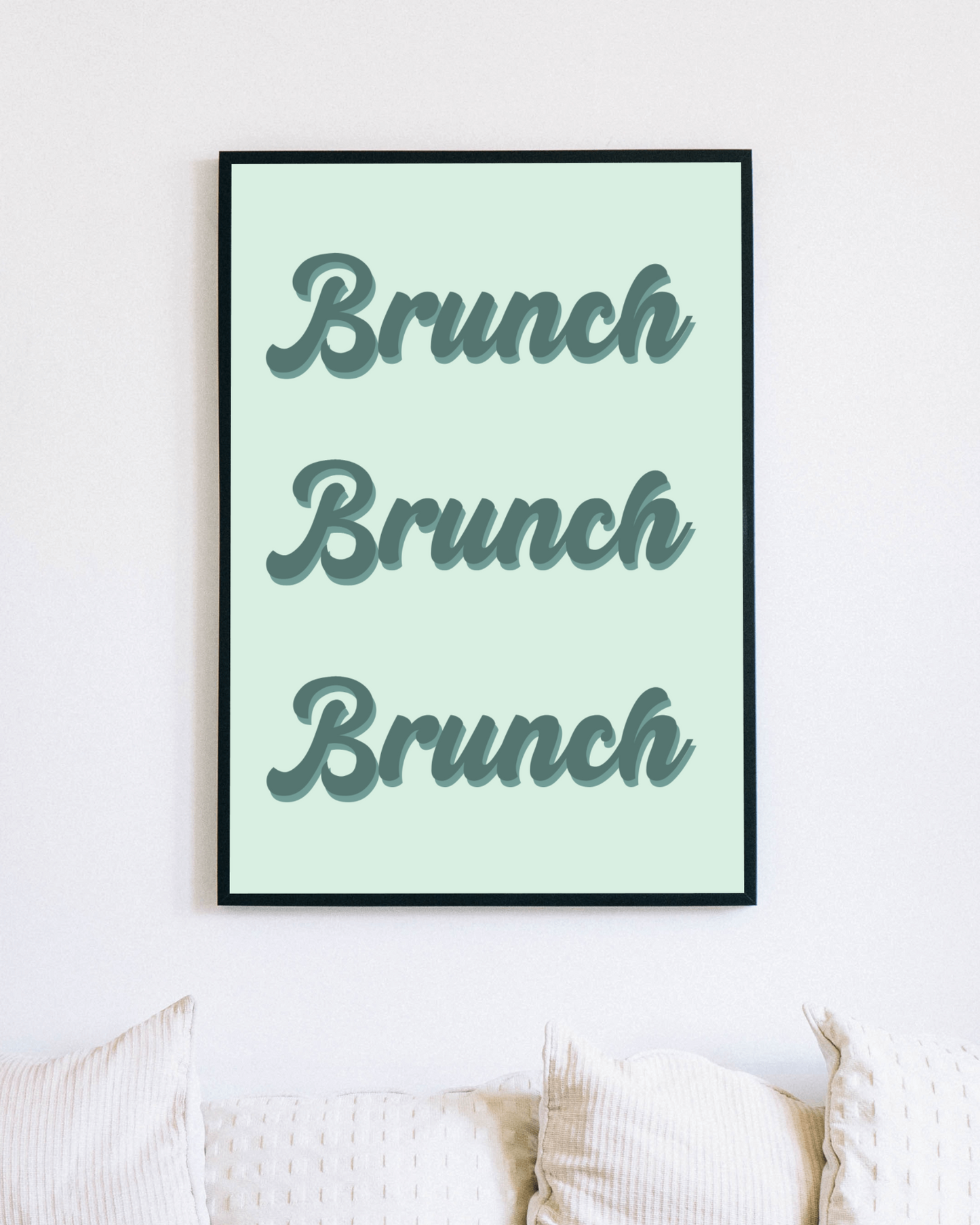 Brunch Digital Art Print | A3