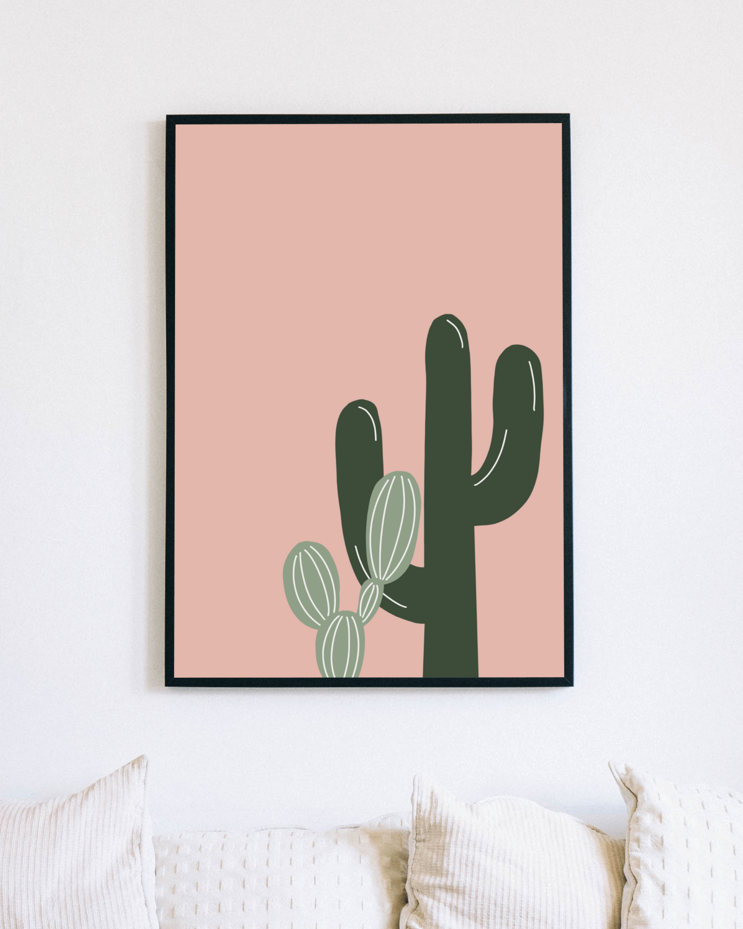 Cactus Digital Art Print | A3