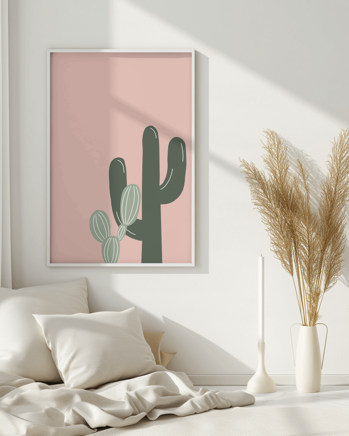 Cactus Digital Art Print | A3