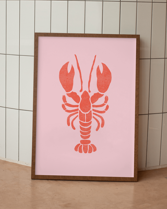 Lobster Digital Art Print | A3