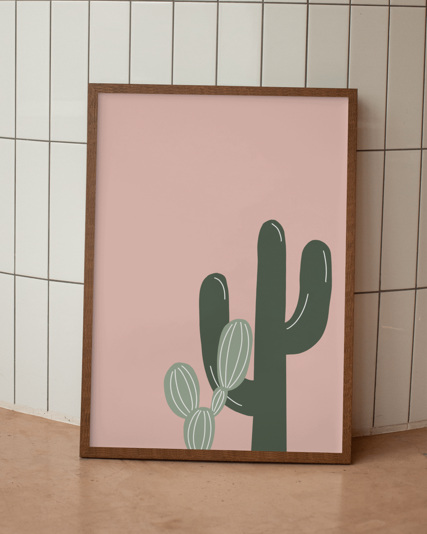 Cactus Digital Art Print | A3