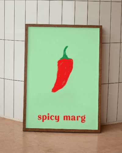 Spicy Marg Digital Art Print